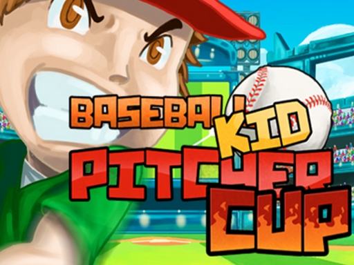 Baseball Kid Pitcher Cup Game