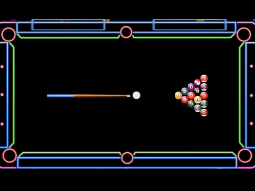 Neon Billiard Game